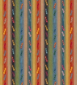 Tip Toe Fabric by GP & J Baker Teal/Spice