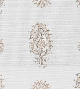 Persian Paisley Fabric by Titley and Marr Dove&Sand Persian Paisley Fabric by Titley and Marr Dove&Sand
