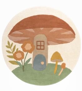 Toadstool Town Rug by Villa Nova Yellow
