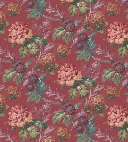 Tobermory Fabric by Arley House Rich Pink Tobermory Fabric by Arley House Rich Pink