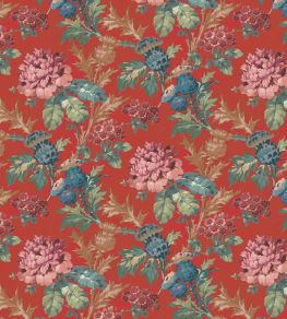 Tobermory Fabric by Arley House Scarlet