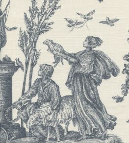 Toile Baptiste Fabric by Lewis & Wood Moule Toile Baptiste Fabric by Lewis & Wood Moule