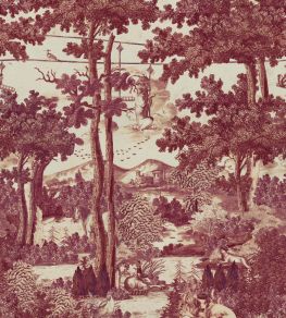 Toile du Carpathians Wallpaper by MINDTHEGAP Ruby Toile du Carpathians Wallpaper by MINDTHEGAP Ruby