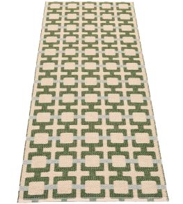 Tom Runner Rug by Pappelina Leaf Tom Runner Rug by Pappelina Leaf