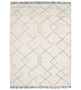 Torun Rug by Linie Design Black Torun Rug by Linie Design Black