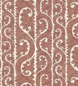 Totem Fabric by Lewis & Wood Russet Totem Fabric by Lewis & Wood Russet