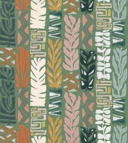 Totem Fabric by Osborne & Little Celadon Totem Fabric by Osborne & Little Celadon