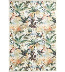 Toucan Rug by Clarke & Clarke Antique Toucan Rug by Clarke & Clarke Antique