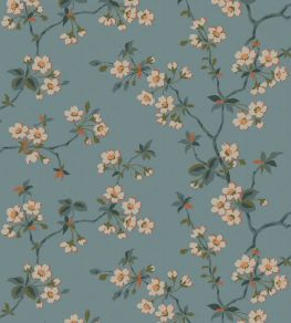 Tradgardsstaden Wallpaper by Borastapeter Blue Tradgardsstaden Wallpaper by Borastapeter Blue