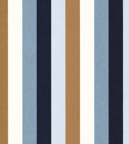 Transat Wallpaper by Casamance Bleu Persan/Or Transat Wallpaper by Casamance Bleu Persan/Or