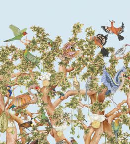 Tree of Life Mural by Cole & Son Sky Blue
