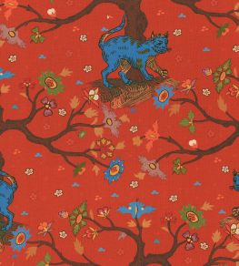 Tree of Life Fabric by MINDTHEGAP Coral