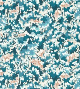 Tree Tops Wallpaper by Harlequin Midnight/Positano/Cornflower Tree Tops Wallpaper by Harlequin Midnight/Positano/Cornflower