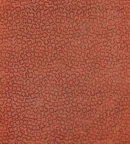 Trefolia Velvet Fabric by Anna French Paprika