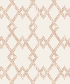 Treillage Wallpaper by Madeaux 03 Clay Treillage Wallpaper by Madeaux 03 Clay
