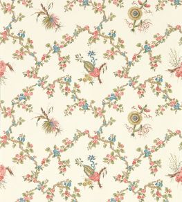 Trelliage Wallpaper by Sanderson Raspberry/Stone