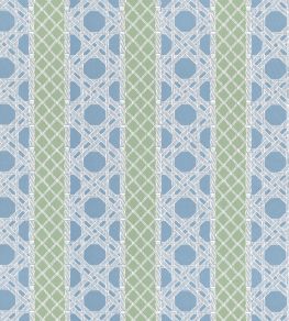 Trelliage Fabric by Thibaut Cornflower and Clover Trelliage Fabric by Thibaut Cornflower and Clover