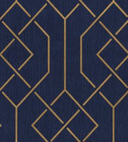 Trellis Wallpaper by Coordonne Ultramarine Trellis Wallpaper by Coordonne Ultramarine