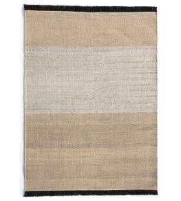 Tres Outdoor Stripes Rug by Nanimarquina Black Tres Outdoor Stripes Rug by Nanimarquina Black