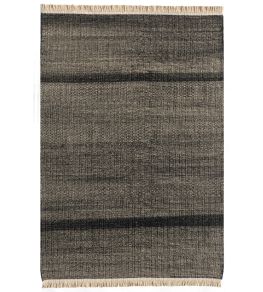Tres Outdoor Texture Rug by Nanimarquina Black Tres Outdoor Texture Rug by Nanimarquina Black