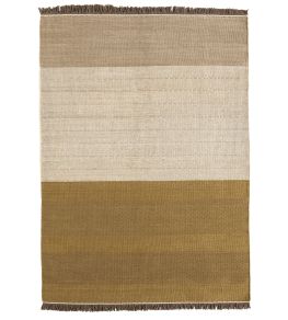 Tres Stripes Rug by Nanimarquina Ochre Tres Stripes Rug by Nanimarquina Ochre