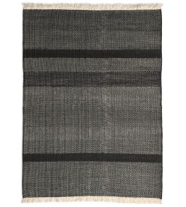 Tres Texture Rug by Nanimarquina Black Tres Texture Rug by Nanimarquina Black