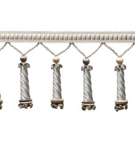 Trianon Carved Beaded Fringe Trimming by Samuel & Sons Sterling Trianon Carved Beaded Fringe Trimming by Samuel & Sons Sterling