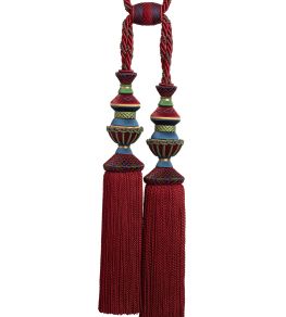 Trianon Double Tassel Tieback Trimming by Samuel & Sons Jewel Trianon Double Tassel Tieback Trimming by Samuel & Sons Jewel