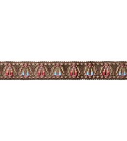 Trianon Ombre Border Trimming by Samuel & Sons Chocolat Trianon Ombre Border Trimming by Samuel & Sons Chocolat