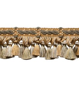 Trianon Scalloped Tassel Fringe Trimming by Samuel & Sons Citrine