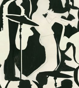 Tripping Wallpaper by MINDTHEGAP Anthracite Tripping Wallpaper by MINDTHEGAP Anthracite
