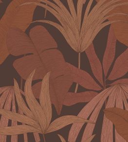 Tropical Palm Wallpaper by Eijffinger Red / Pink / Orange Tropical Palm Wallpaper by Eijffinger Red / Pink / Orange