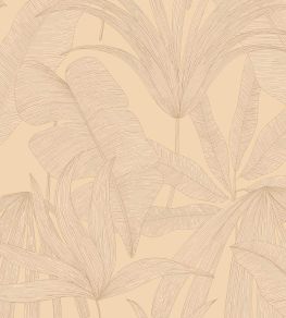 Tropical Leaf Wallpaper by Eijffinger Yellow / Ochre / Gold Tropical Leaf Wallpaper by Eijffinger Yellow / Ochre / Gold