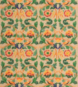 Tudor Rose Fabric by GP & J Baker Clementine Tudor Rose Fabric by GP & J Baker Clementine