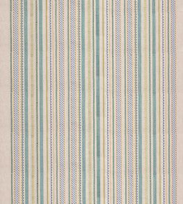 Tudor Stripe Fabric by GP & J Baker Green/Blue Tudor Stripe Fabric by GP & J Baker Green/Blue