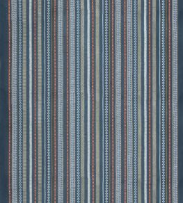 Tudor Stripe Fabric by GP & J Baker Indigo