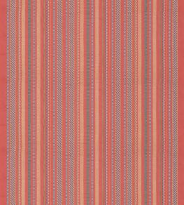 Tudor Stripe Fabric by GP & J Baker Red