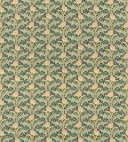 Tulip & Jasmine Cotton Fabric by GP & J Baker Emerald