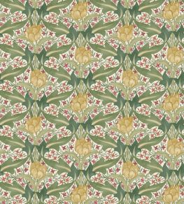 Tulip & Jasmine Wallpaper by GP & J Baker Red/Green