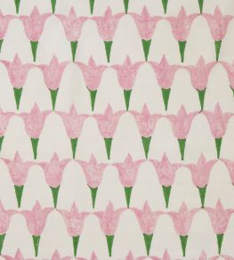 Tulip Fabric by Molly Mahon Rose/Grass