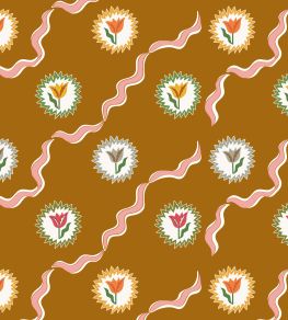 Tulips of Belgravia Wallpaper by Ottoline Camel Tulips of Belgravia Wallpaper by Ottoline Camel