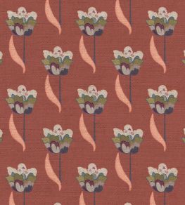 Tulips Fabric by Ottoline Terra Tulips Fabric by Ottoline Terra