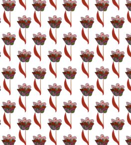 Tulips Wallpaper by Ottoline White
