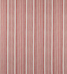 Tulsi Stripe Fabric by Jane Churchill Red Tulsi Stripe Fabric by Jane Churchill Red