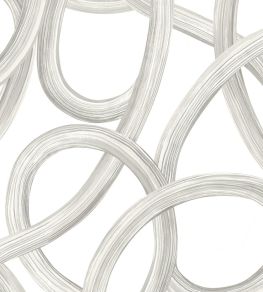 Twisted Geo Wallpaper by Ohpopsi Silver Twisted Geo Wallpaper by Ohpopsi Silver
