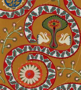 Two Storks Wallpaper by MINDTHEGAP Ochre