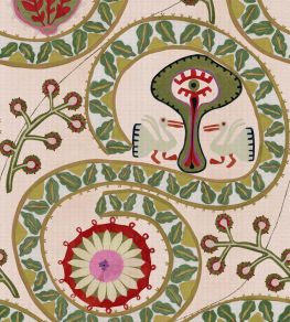 Two Storks Wallpaper by MINDTHEGAP Taupe Two Storks Wallpaper by MINDTHEGAP Taupe