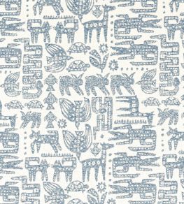 Twycross Fabric by Scion Mist Twycross Fabric by Scion Mist