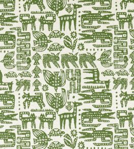 Twycross Fabric by Scion Pine Twycross Fabric by Scion Pine