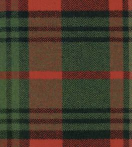 Tyrolean Plaid Fabric by MINDTHEGAP Black/Red/Green Tyrolean Plaid Fabric by MINDTHEGAP Black/Red/Green